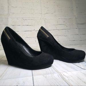 Mix No. 6 Suede Wedge Heels